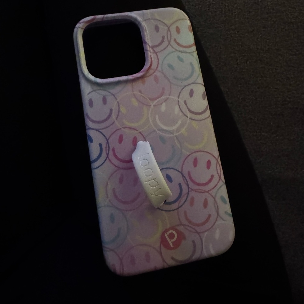 Loopy Case Smiley Face iPhone 15pro max case